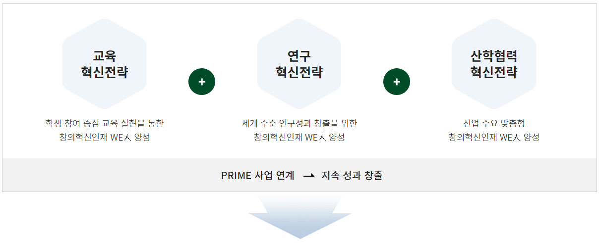 대학혁신 전략목표 및 전략방향